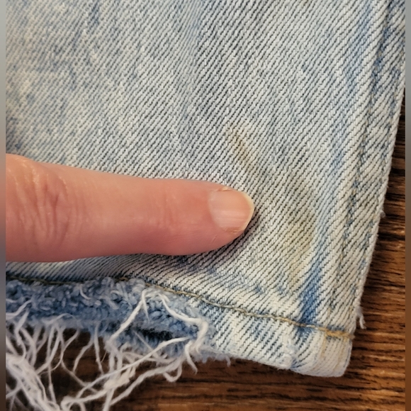 Abercrombie & Fitch Blue 90's Straight Ultra High Rise Jeans Crossover- Size 25 - Picture 9 of 9